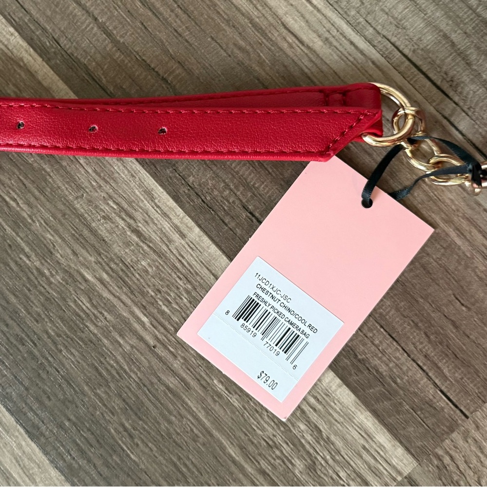 Juicy Couture Red and Brown Strawberry Crossbody Bag - Picture 14 of 16